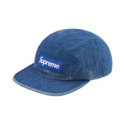 Supreme Coated Denim Camp Cap Royal - 24SS