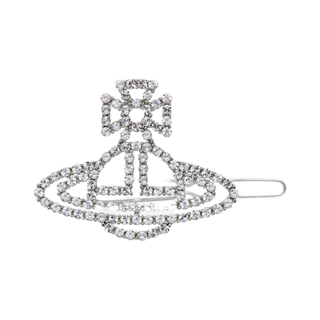 비비안 웨스트우드 안나리사 Orb 헤어 클립 실버