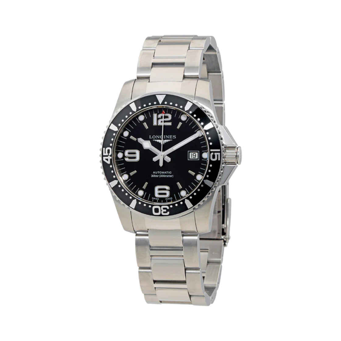 론진 하이드로콘퀘스트 오토매틱 41mm 스테인리스 스틸 블랙(Longines Hydroconquest Automatic 41mm Stainless Steel Black)