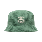 Stussy SS Link Knit Bucket Hat Spruce