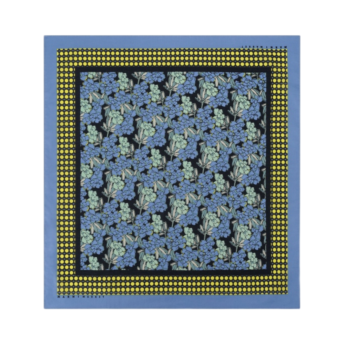 마르니 마켓 반다나 블루 플라워(Marni Market Bandana Blue Flower) - 1