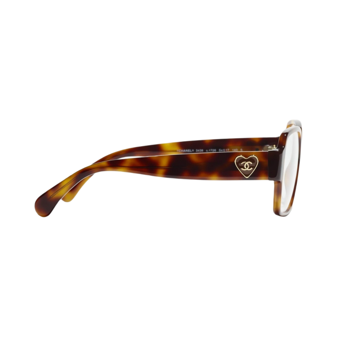 샤넬 스퀘어 프레임 아세테이트 & 톨토이즈 인터내셔널 핏(Chanel Square Eyeglasses Acetate & Tortoise International Fit) - 3