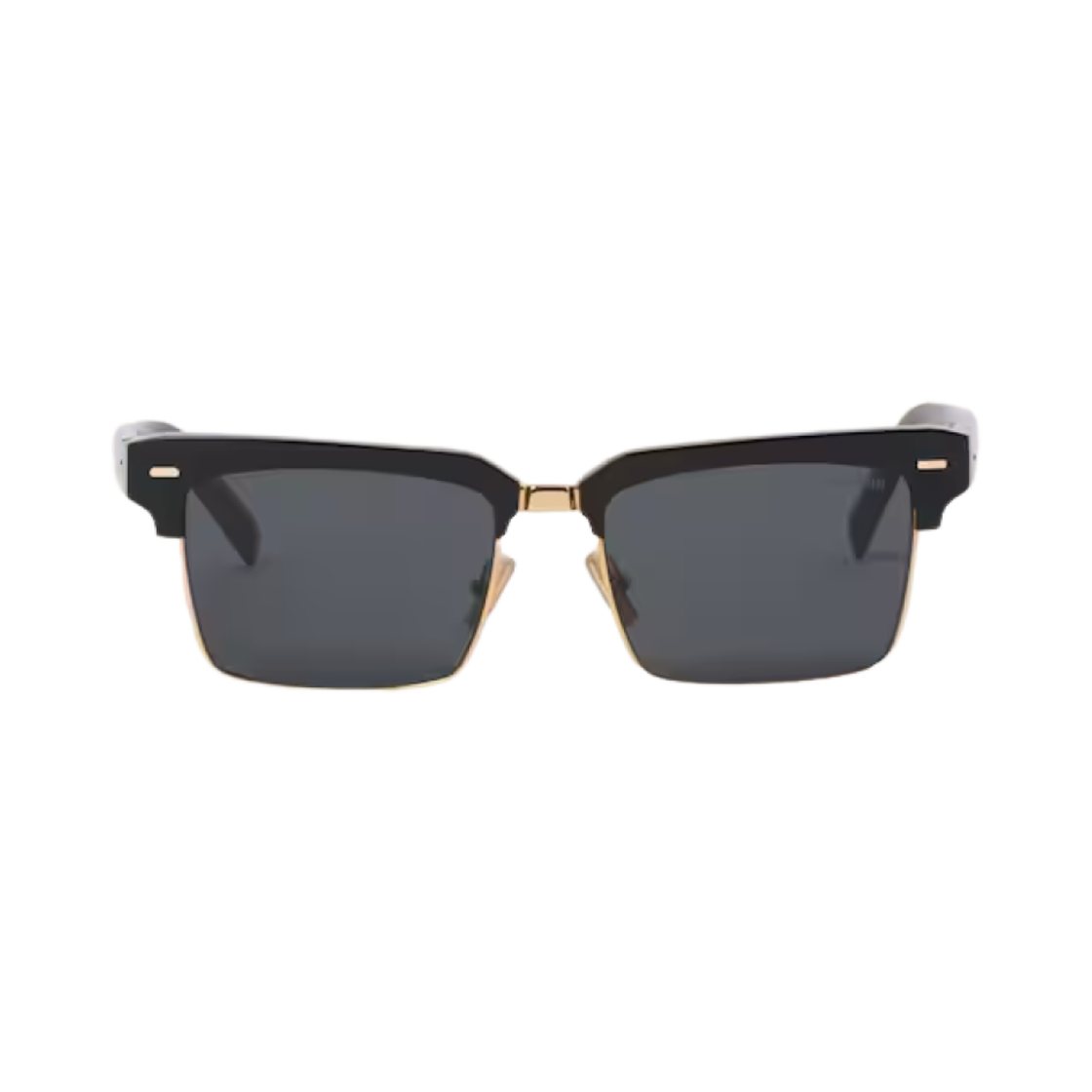 (W) 미우 미우 런웨이 선글라스 슬레이트 그레이 렌즈 블랙 아세테이트((W) Miu Miu Runway Sunglasses Slate Grey Lenses Black Acetate) - 1