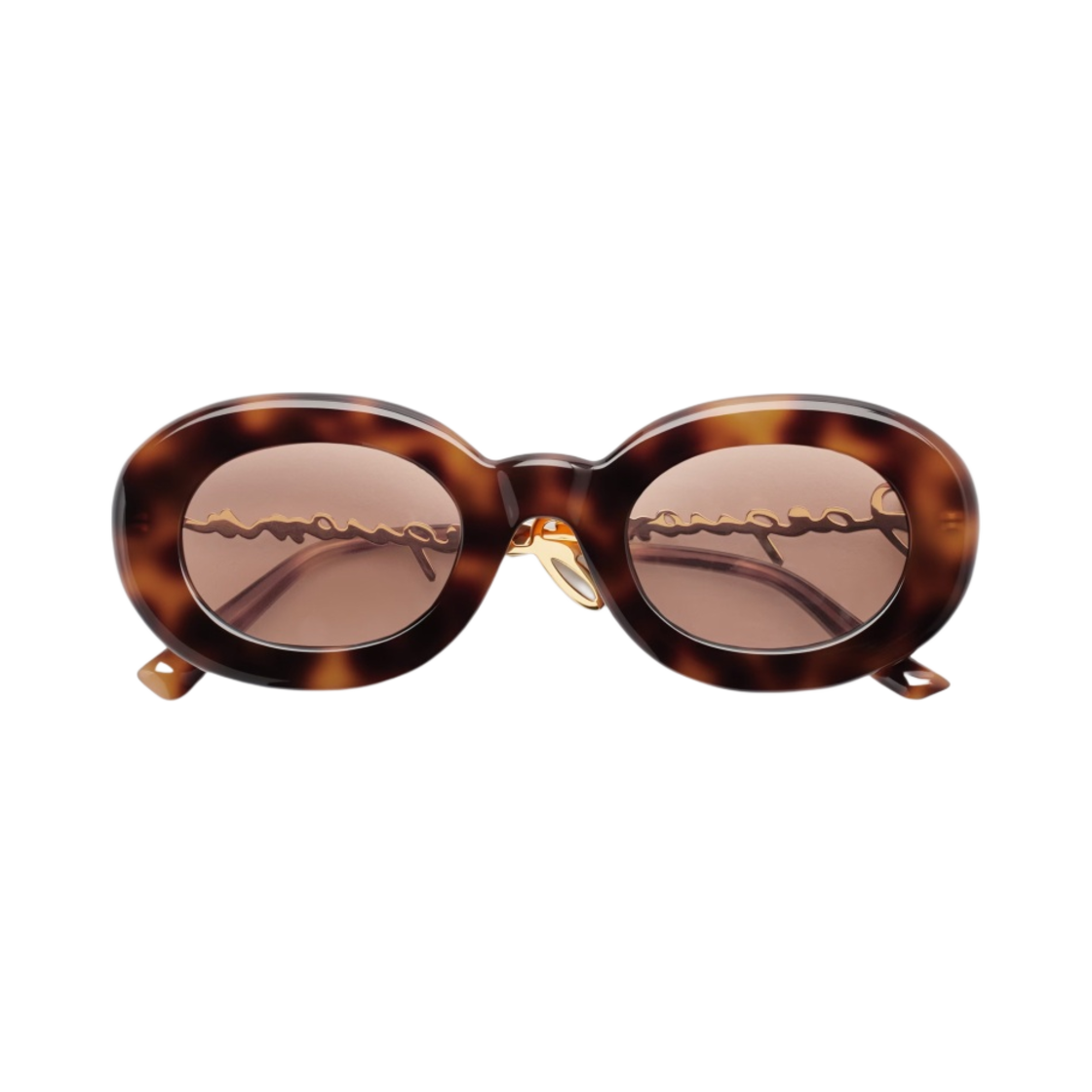 자크뮈스 레 루테트 프랄루 와이어암 선글라스 멀티 브라운(Jacquemus Les Lunettes Pralu Wire-Arm Sunglasses Multi Brown) - 1
