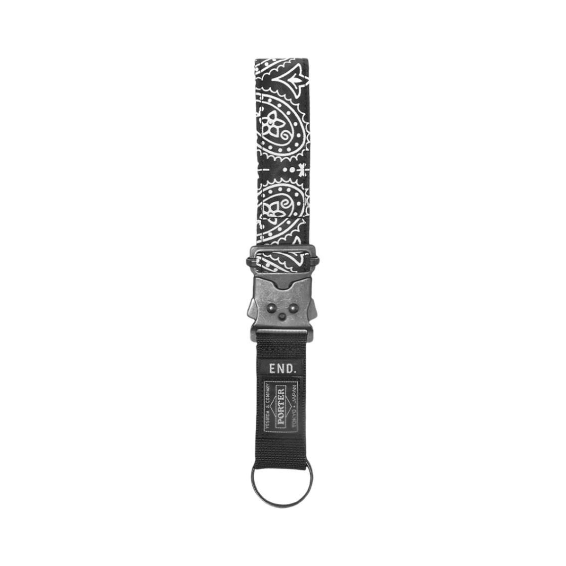 - Porter x END. Bandana Clip Keyring Black