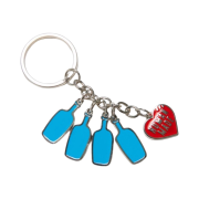 Human Made x Blue Bottle Coffee Heart Keycharm Silver