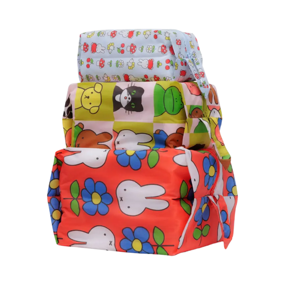 미피 x 바쿠 3D 집 세트 미피(Miffy x Baggu 3D Zip Set Miffy)