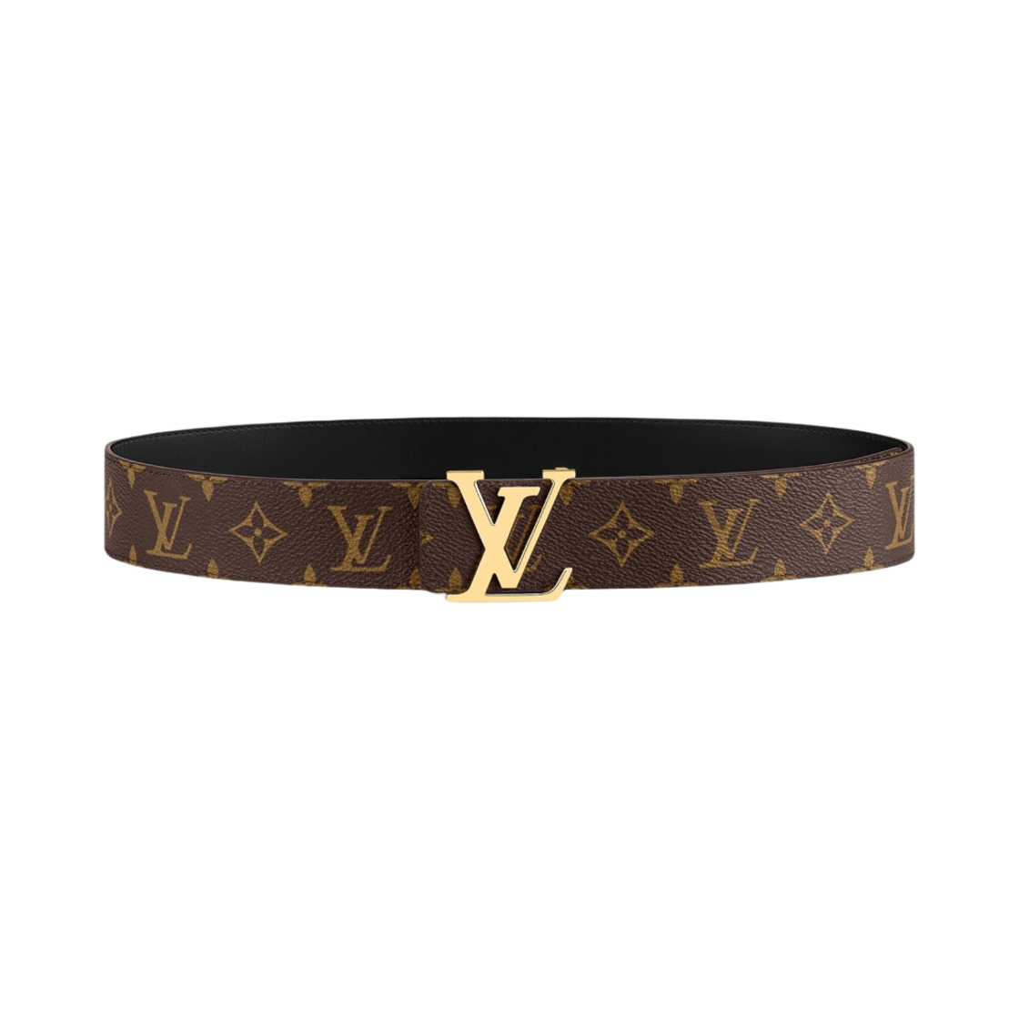 루이비통 LV 이니셜 40mm 리버시블 벨트 모노그램 캔버스 블랙(Louis Vuitton LV Initials 40mm Reversible Belt Monogram Canvas Black) - 2
