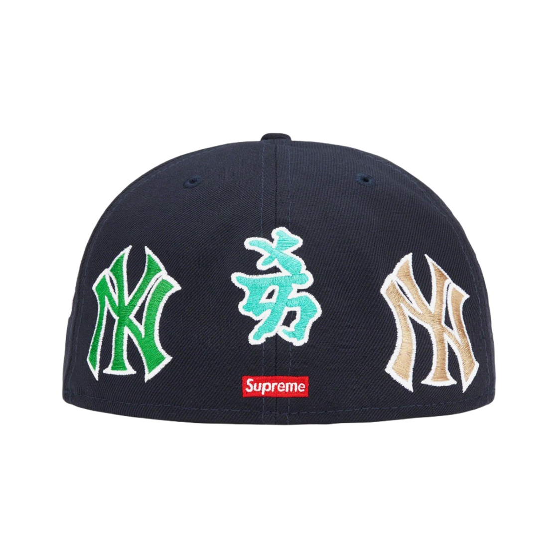 슈프림 x 뉴욕 양키스 간지 뉴에라 네이비 - 22FW(Supreme x New York Yankees Kanji New Era Navy - 22FW) - 3