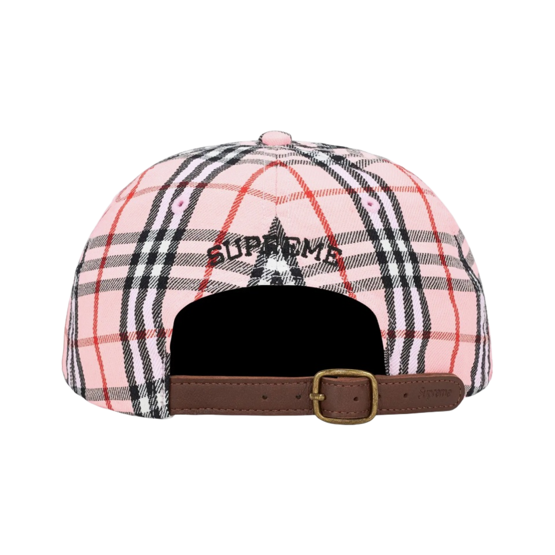 슈프림 x 버버리 데님 6-패널 캡 핑크 - 22SS | Supreme | KREAM