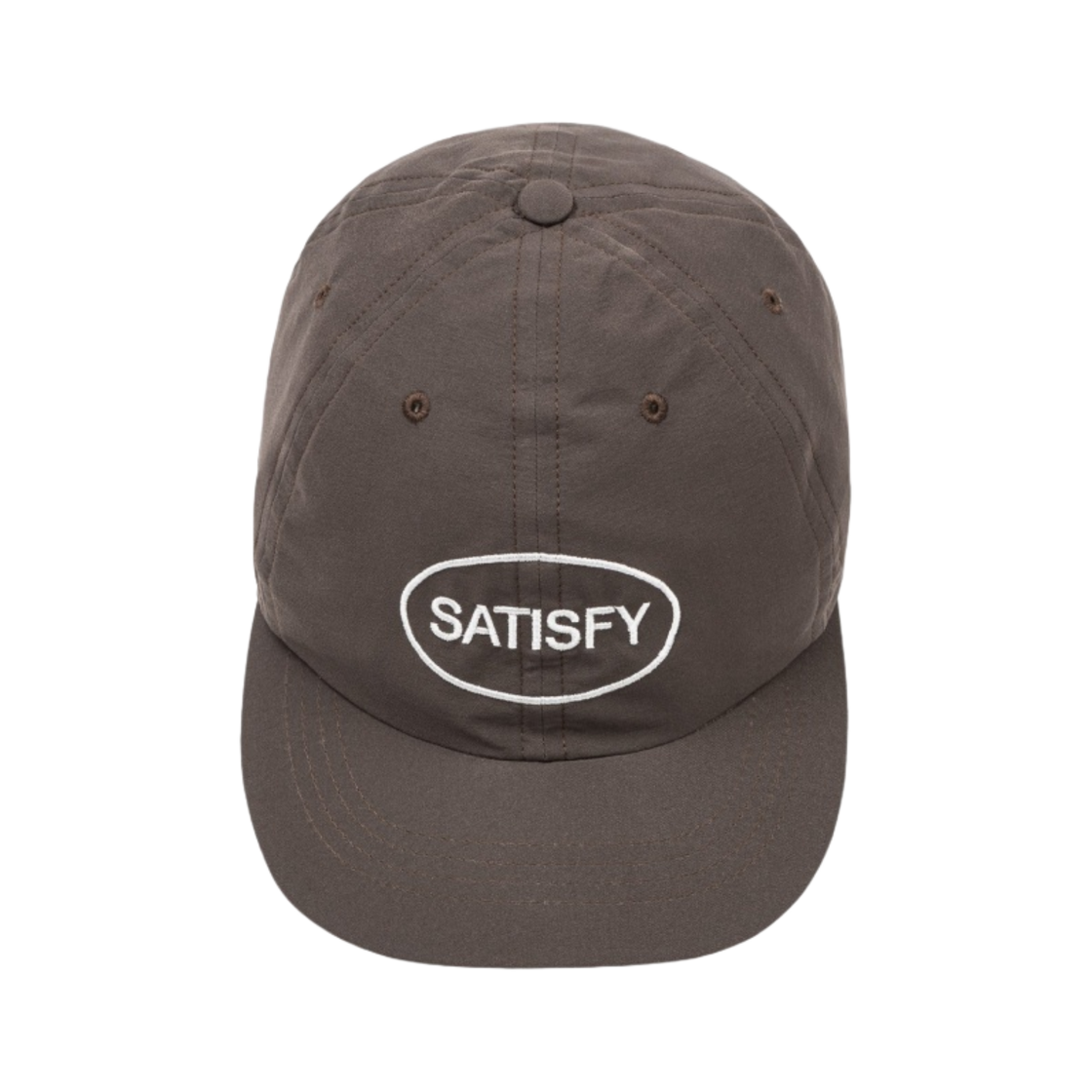 새티스파이 피스쉘 러닝 캡 브라운(Satisfy Peaceshell Running Cap Brown)