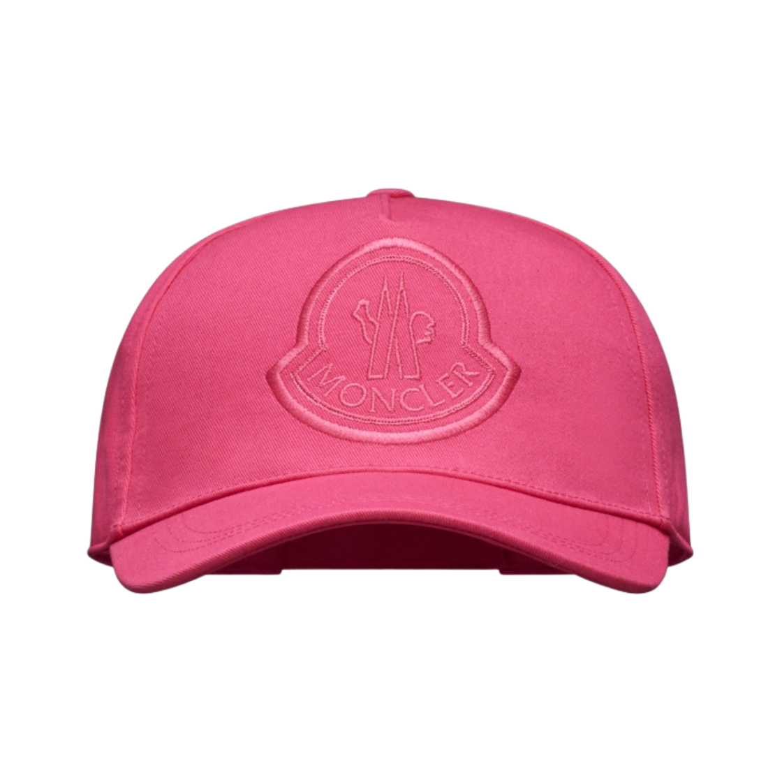 (W) 몽클레르 로고 자수 베이스볼 캡 버블검 핑크 - 22SS((W) Moncler Logo Embroidered Baseball Cap Bubblegum Pink - 22SS) - 1