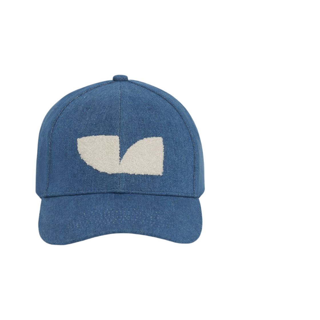 이로 그렙 음양 자수 캡 데님 라이트 베이지(Iro Greb Yin Yang Embroidered Cap Denim Light Beige)
