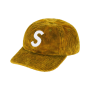 Supreme Corduroy S Logo 6-Panel Bleached Olive - 23FW