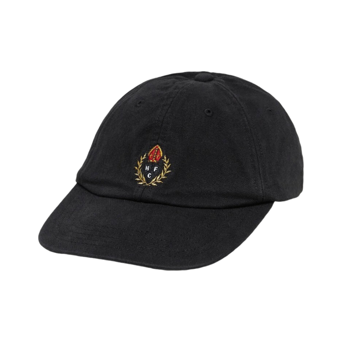 - Heritage Floss Crest Twill Vintage Washed Cap Black
