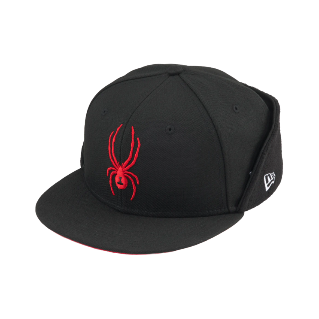 슈프림 x 스파이더 이어플랩 뉴에라 블랙 - 24FW(Supreme x Spyder Earflap New Era Black - 24FW)