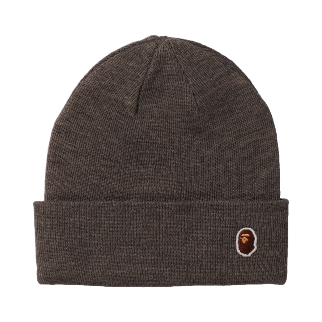 베이프 사루 원포인트 니트 캡 그레이(BAPE Ape Head One Point Knit Cap Grey) - 1