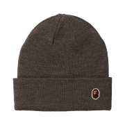 BAPE Ape Head One Point Knit Cap Grey