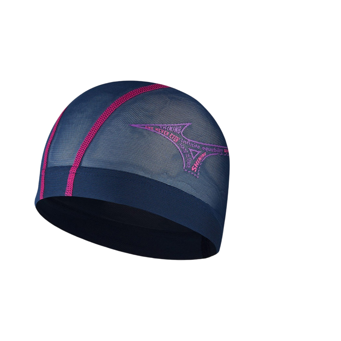 N2JWA50514 Mizuno Infinite Mesh Swim Cap Navy
