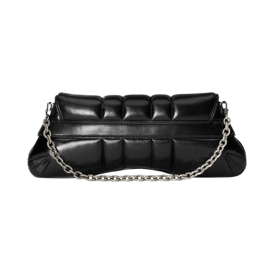 구찌 홀스빗 체인 미디움 숄더백 블랙 레더(Gucci Horsebit Chain Medium Shoulder Bag Black Leather) - 3