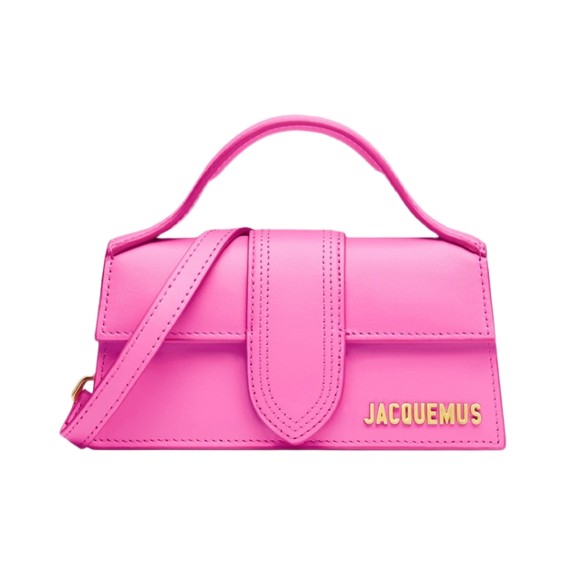 자크뮈스 르 밤비노 스몰 플랩백 네온 핑크(Jacquemus Le Bambino Small Flap Bag Neon Pink) - 1