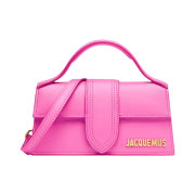 Jacquemus Le Bambino Small Flap Bag Neon Pink