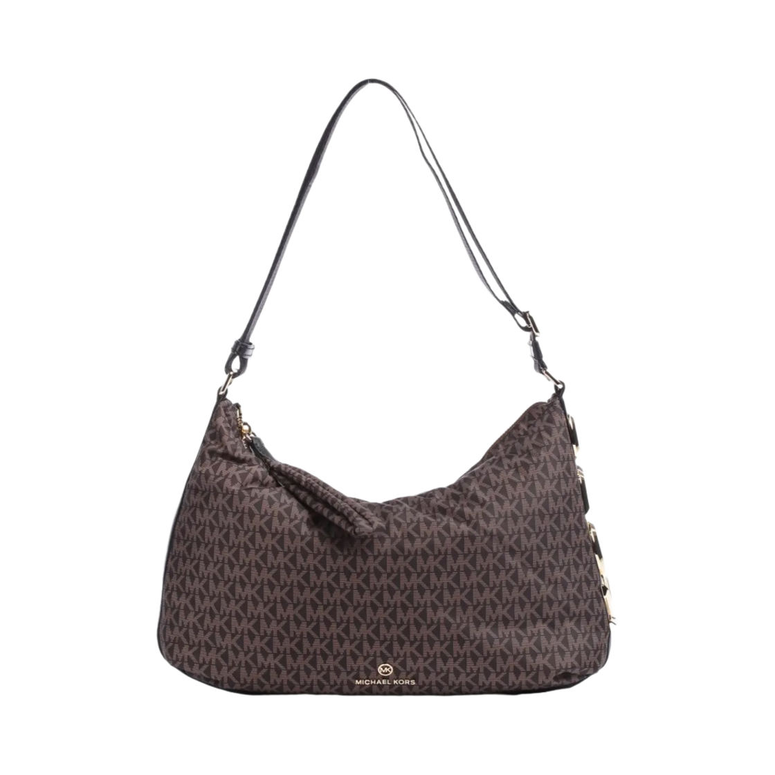 30R3G3LM7B292 Michael Kors Leonie Large Polyester Crossbody Bag Brown Black