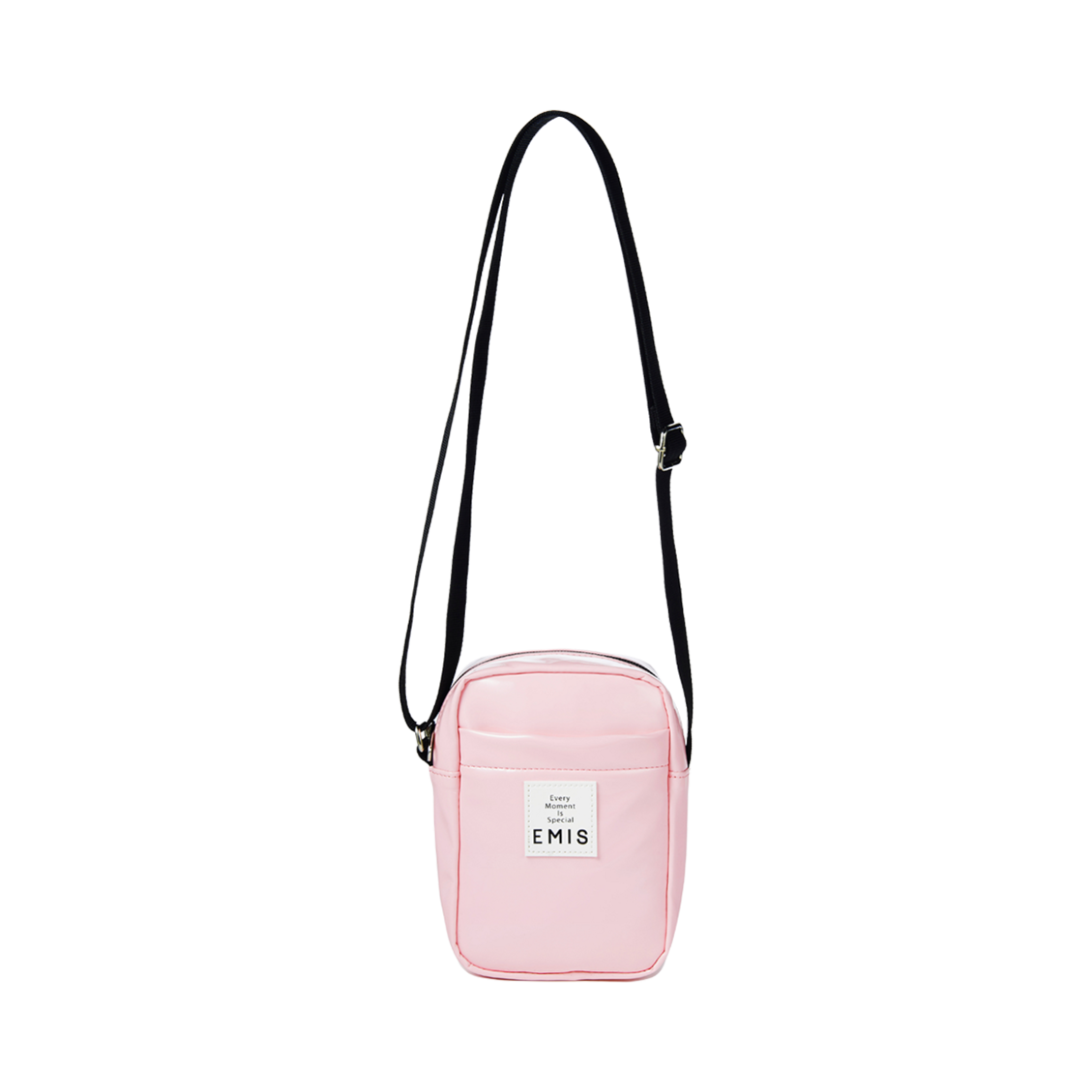 이미스 에나멜 스퀘어 백 라이트 핑크(Emis Enamel Square Bag Light Pink) - 1