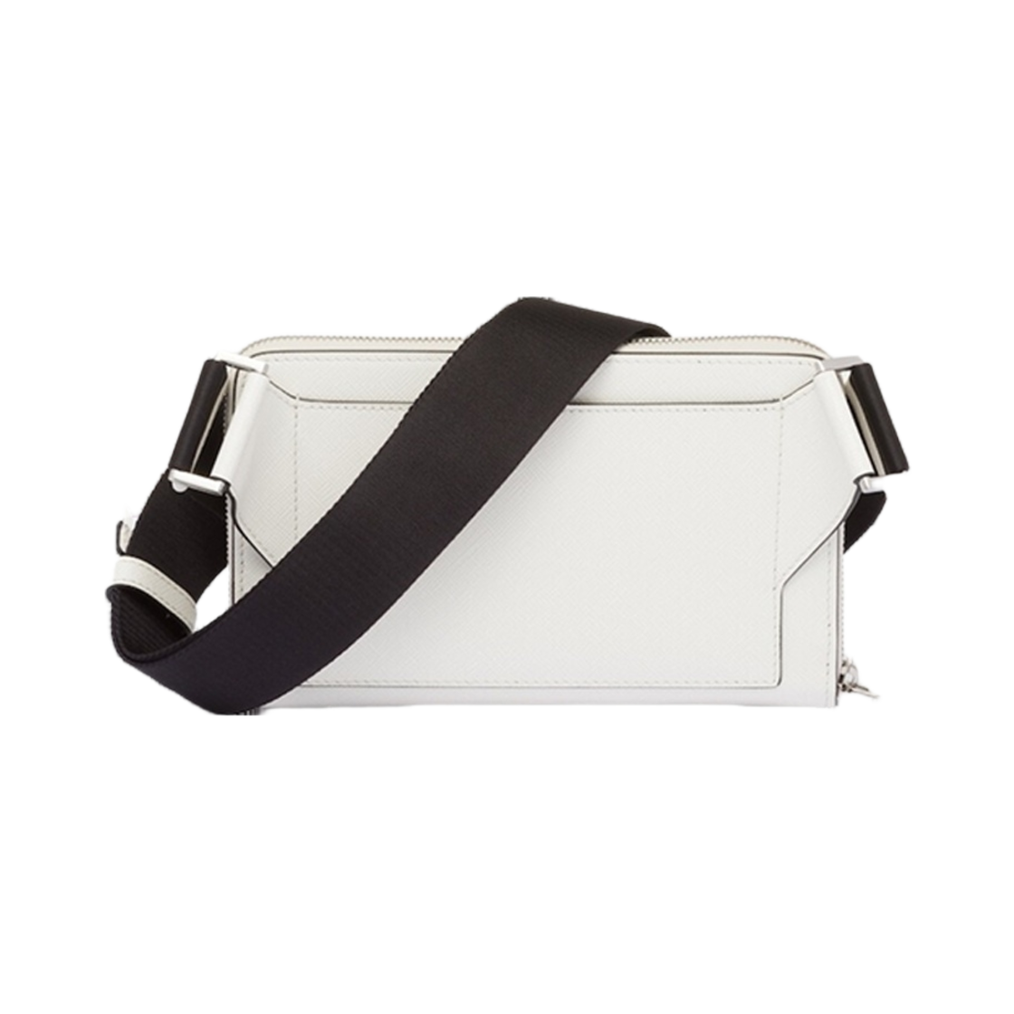프라다 사피아노 레더 벨트 백 화이트(Prada Saffiano Leather Belt Bag White) - 3