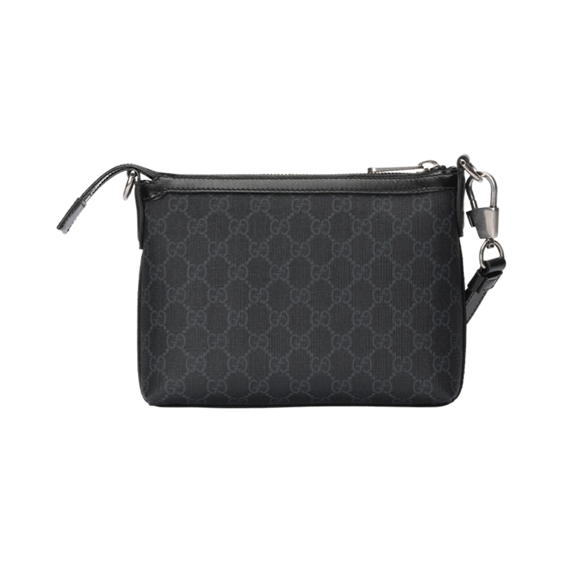 구찌 메신저 백 스퀘어 인터로킹 G 블랙 슈프림(Gucci Messenger Bag with Interlocking G Black Supreme) - 3
