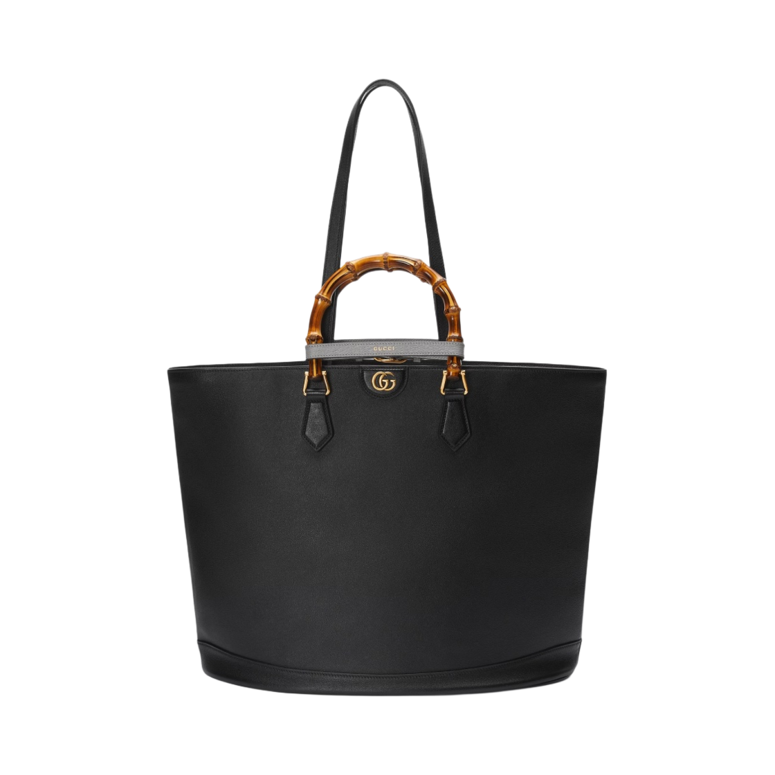 구찌 다이애나 라지 토트백 블랙 레더(Gucci Diana Large Tote Bag Black Leather) - 1