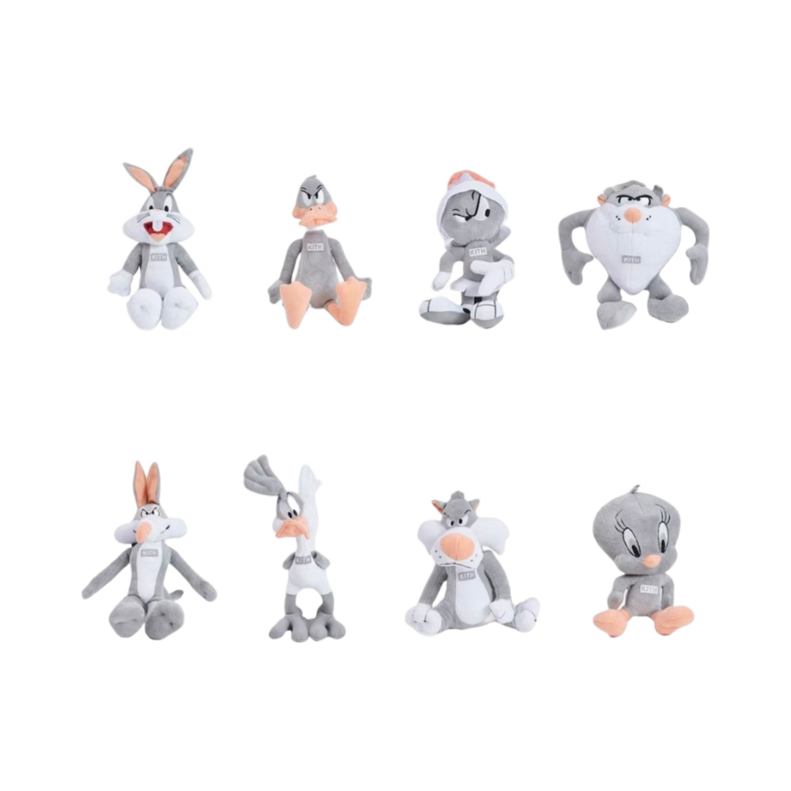 키스 x 루니툰 8 팩 플러시 세트(Kith x Looney Tunes 8 Pack Plush Set)