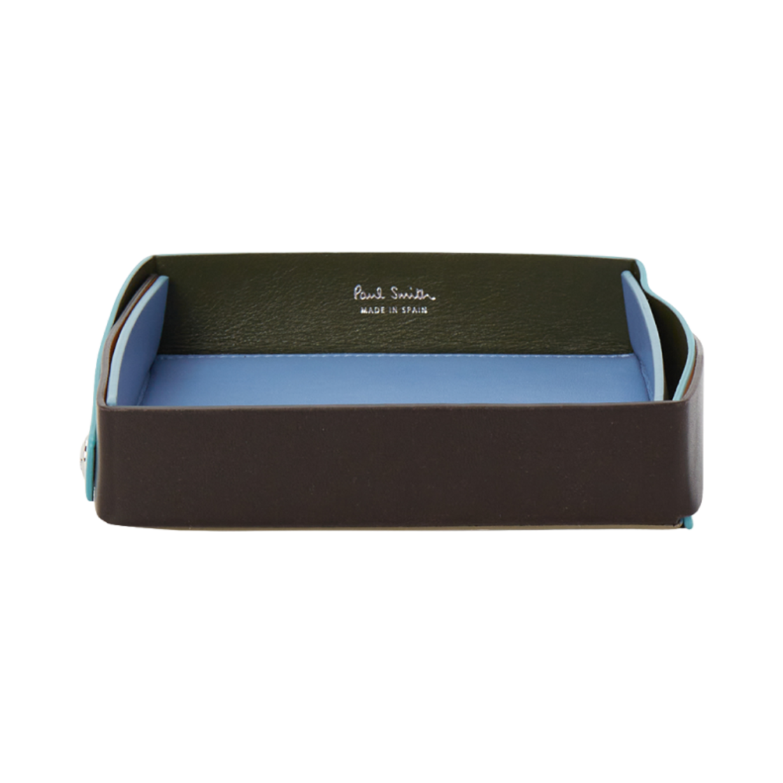 M1A-7386-KDECOR-27 Paul Smith Leather Tray Blue