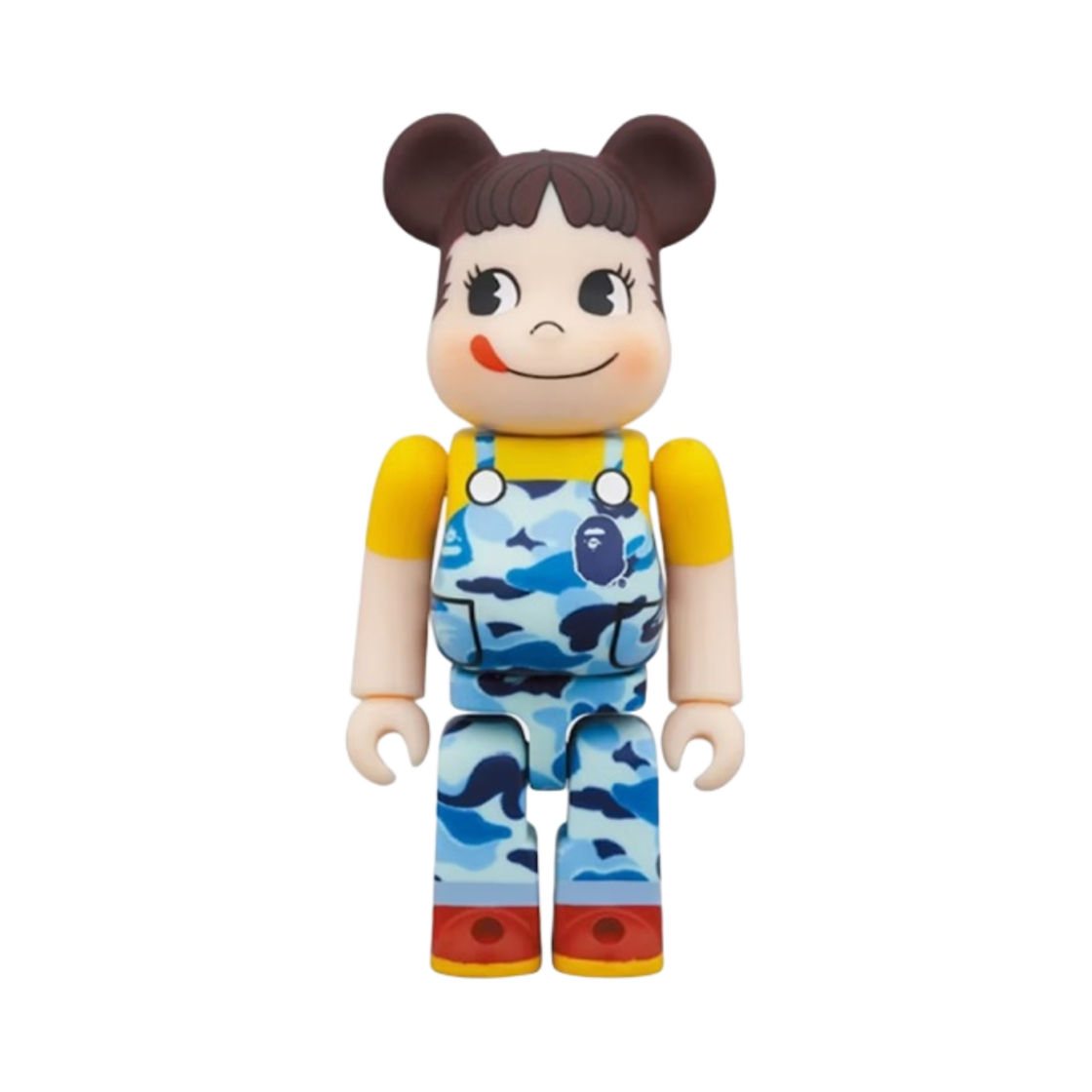 - Bearbrick x BAPE Fujiya Milky Peko-chan Blue 100% & 400% Set - #3