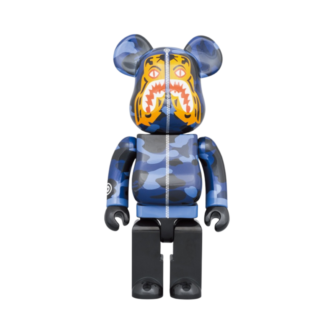 베어브릭 x 베이프 카모 타이거 블루 100% & 400% 세트(Bearbrick x BAPE Camo Tiger Blue 100% & 400% Set) - 2