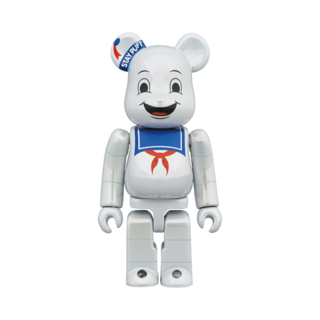 베어브릭 고스트버스터즈 스테이 퍼프트 마쉬멜로우 맨 화이트 크롬 버전 100% & 400% 세트(Bearbrick Ghostbusters Stay Puft Marshmallow Man White Chrome Ver. 100% & 400%) - 3