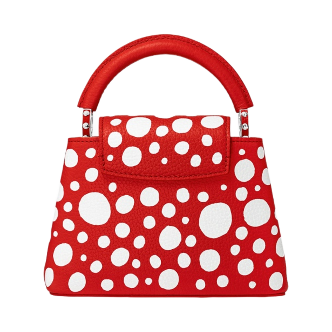 루이비통 x 야요이 쿠사마 카퓌신 미니 레드 화이트(Louis Vuitton x YK Capucines Mini Red White) - 3