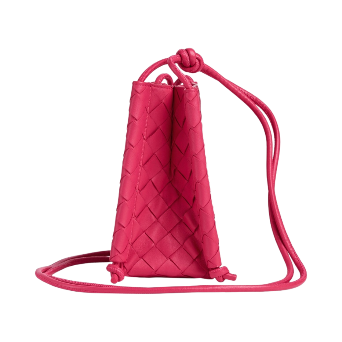보테가 베네타 파우치 온 스트랩 크랜베리(Bottega Veneta Pouch On Strap Cranberry) - 2