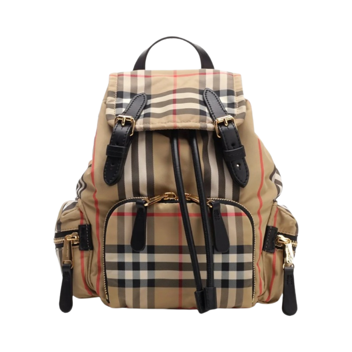 버버리 빈티지 체크 스몰 럭색 아카이브 베이지(Burberry Vintage Check Small Rucksack Archive Beige) - 1