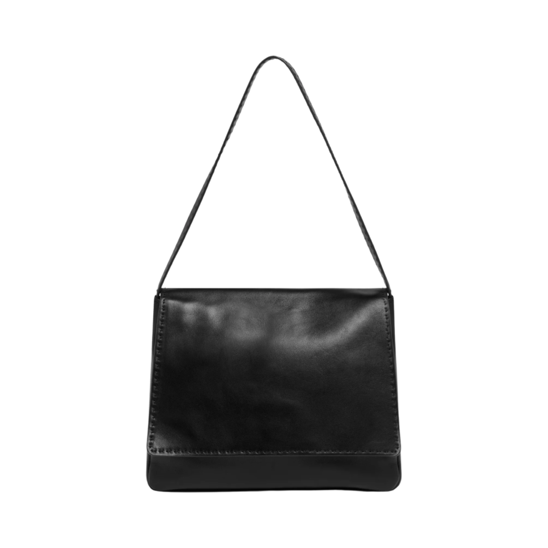 더 로우 뉘앙스 레더 호보백 블랙(The Row Nuance Hobo Bag in Leather Black) - 1
