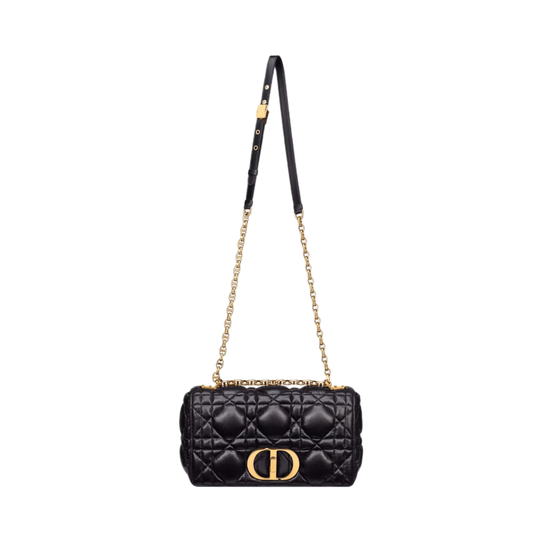 디올 미디움 카로백 서플 까나쥬 카프스킨 블랙(Dior Medium Caro Bag Supple Cannage Calfskin Black) - 3