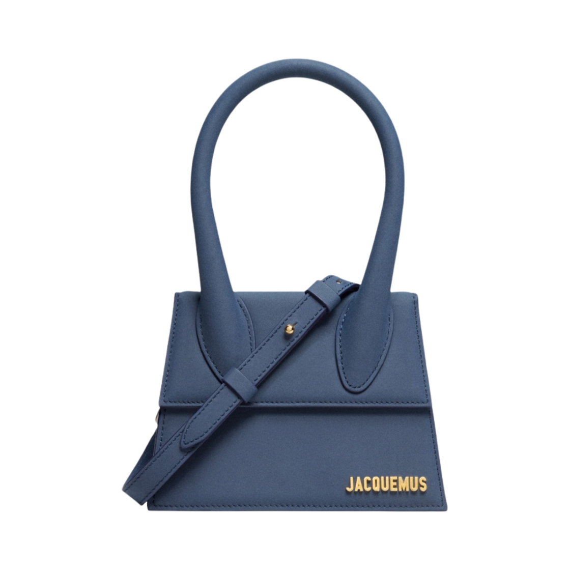 자크뮈스 르 치키토 모옌 시그니쳐 핸드백 다크 네이비(Jacquemus Le Chiquito Moyen Signature Handbag Dark Navy) - 1