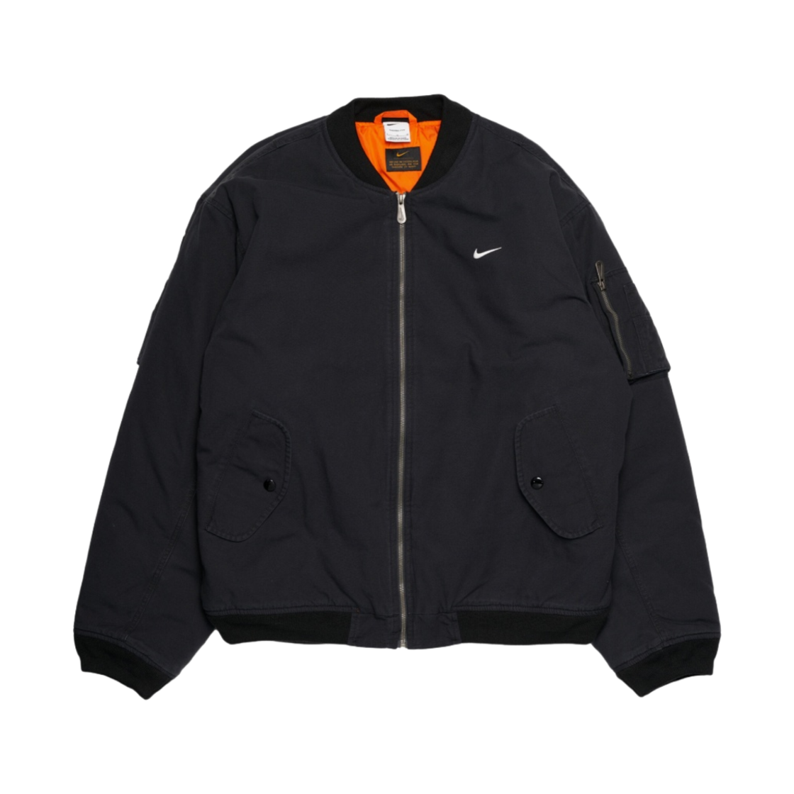 DX0680-010 Nike Life Woven Flight Jacket Black - US/EU