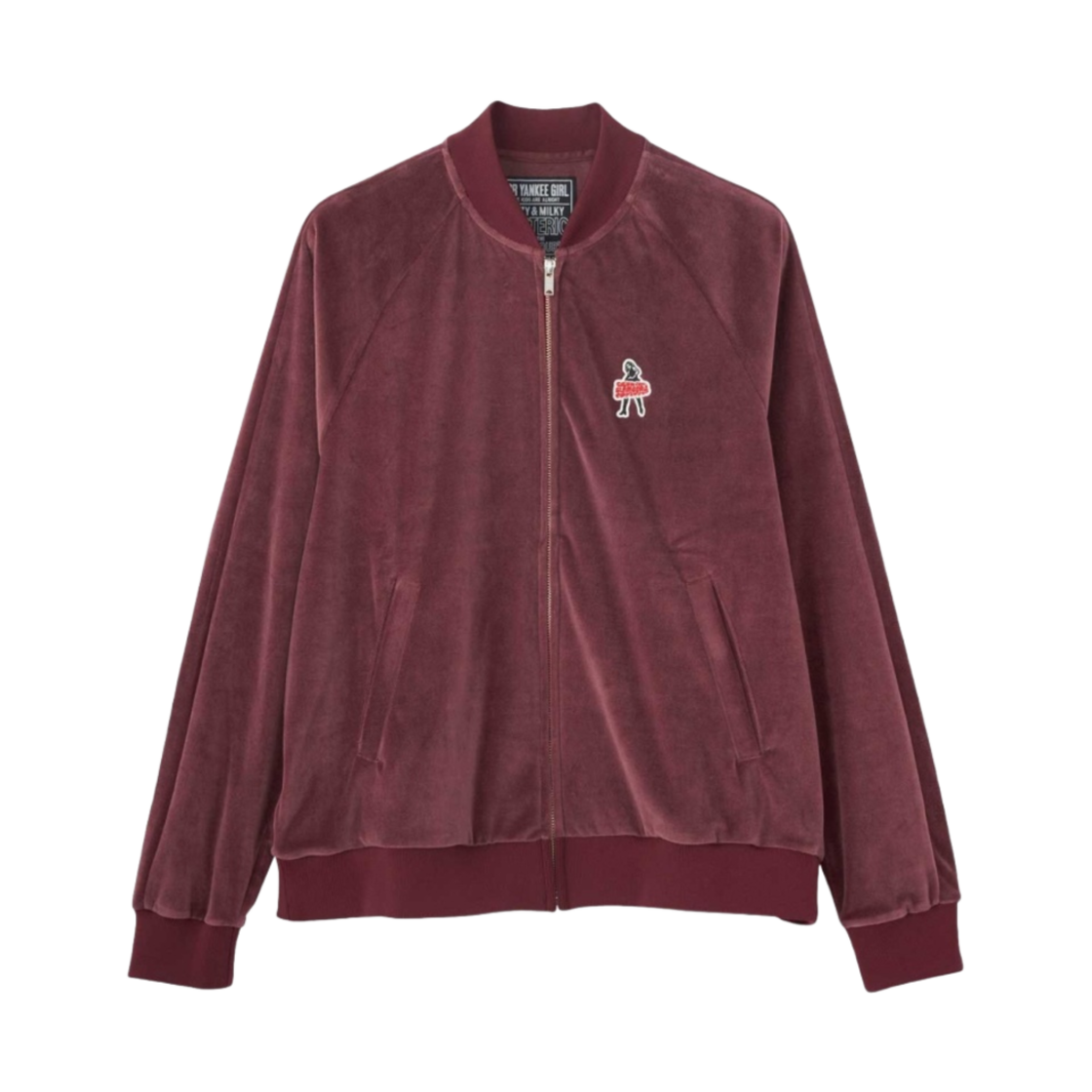 히스테릭 글래머 빅슨 걸 패치 점퍼 레드(Hysteric Glamour Vixen Girl Patch Jumper Red) - 1