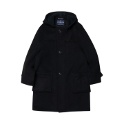 London Tradition Kingsley Mens Hooded Coat Black BW A41