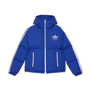 Gucci x Adidas Nylon Down Jacket Blue