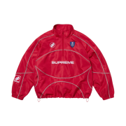 Supreme Reflective Piping Pullover Red - 24FW
