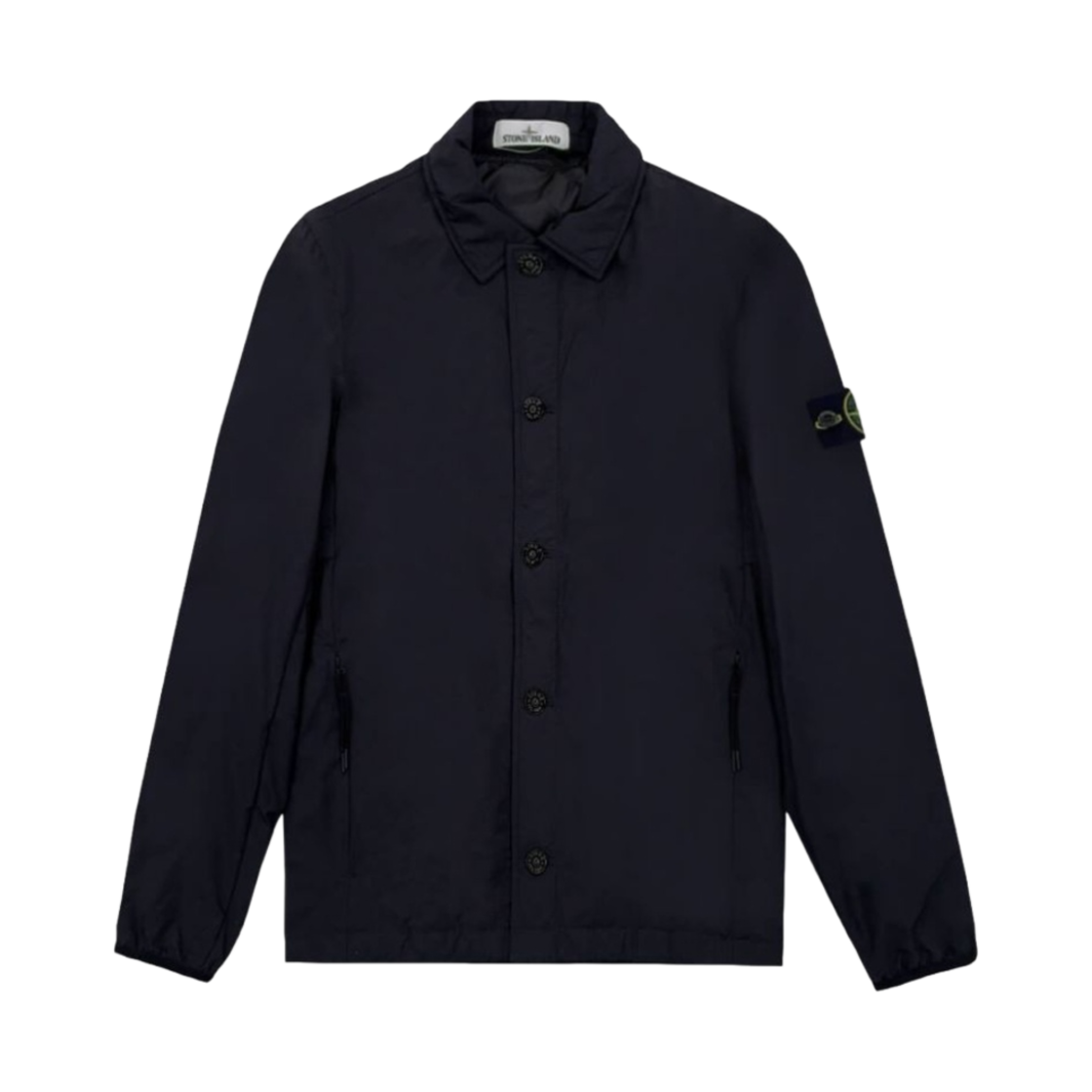 스톤 아일랜드 11525 O-코튼/R-나일론 텔라 프리마 로프트 오버셔츠 잉크 블루 - 21FW(Stone Island 11525 O-Cotton/R-Nylon Tela Primaloft Overshirt Ink Blue - 21FW) - 1