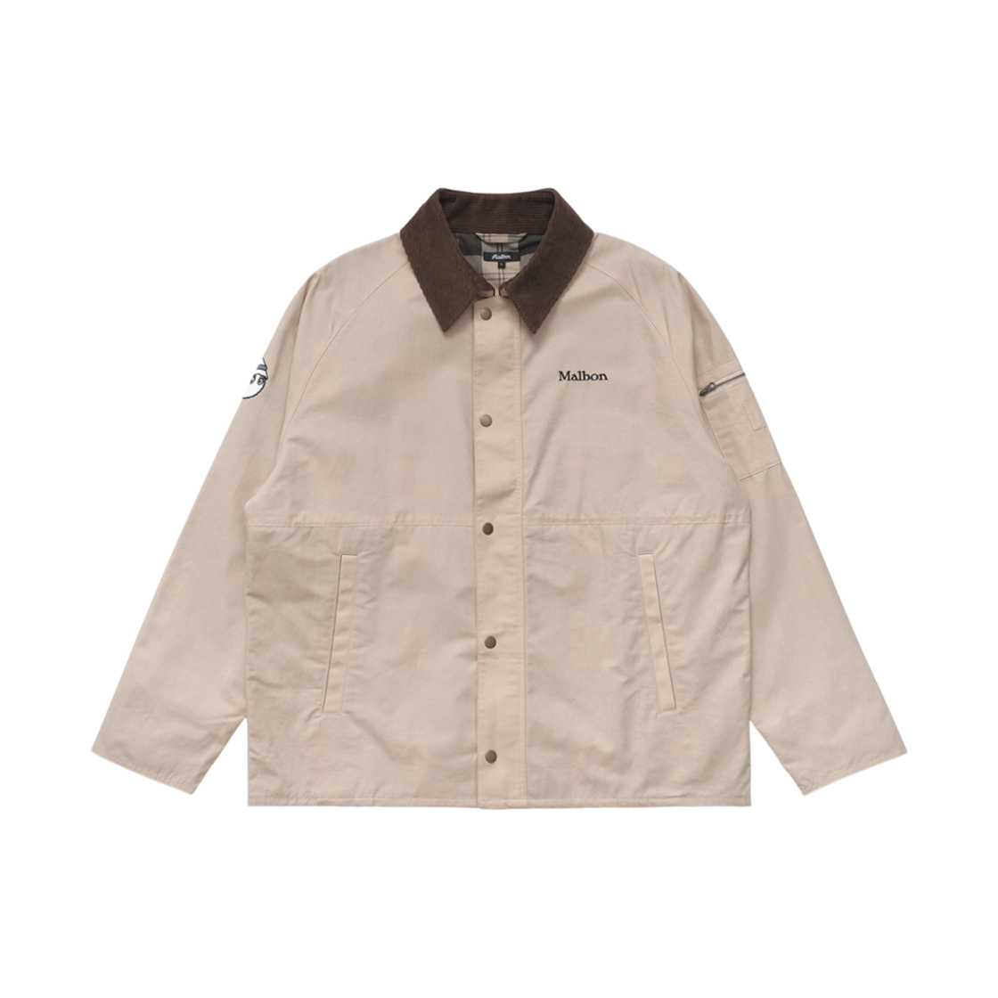 - Malbon Golf Bowman Fishing Jacket Ivory