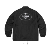 Supreme Crest Coaches Jacket Black - 24FW